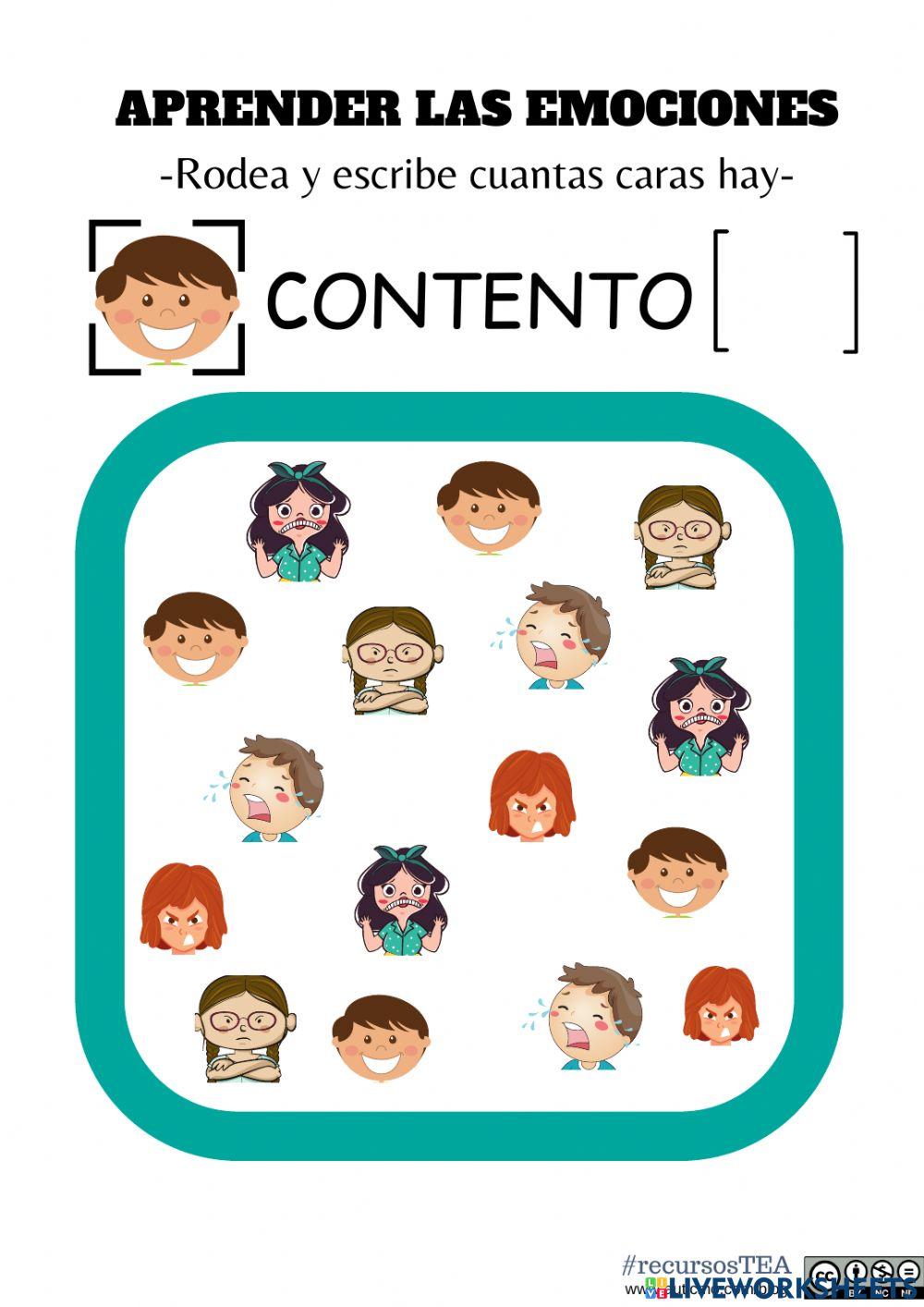 Emociones online exercise for -- | Live Worksheets