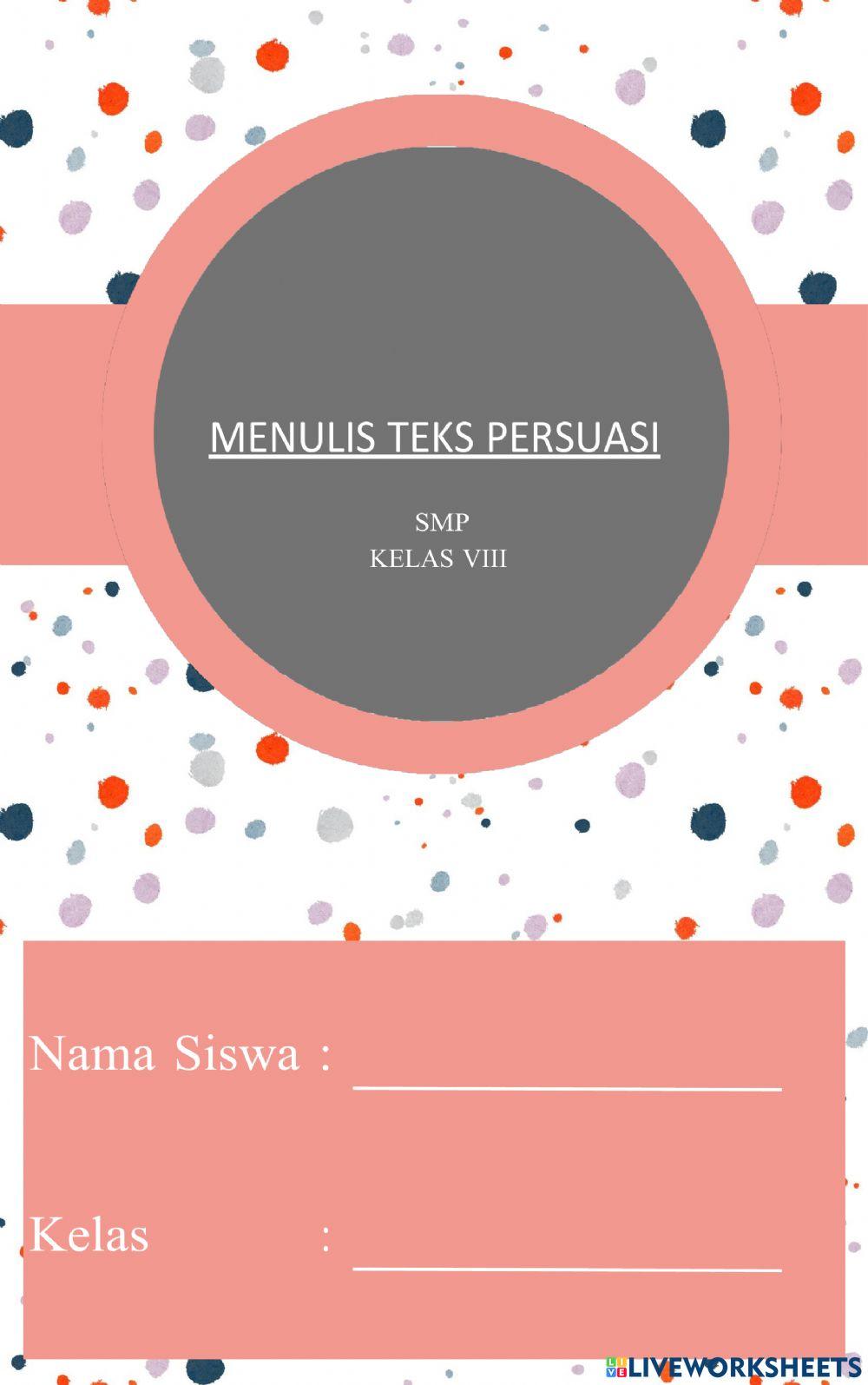 Menulis teks persuasi