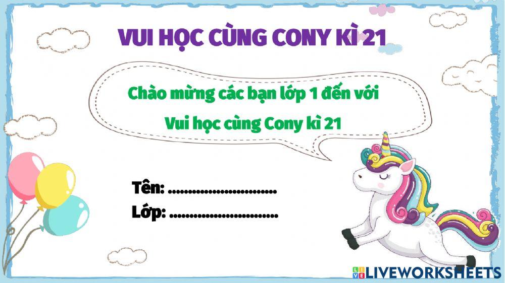 Vui học cùng Cony kì 21