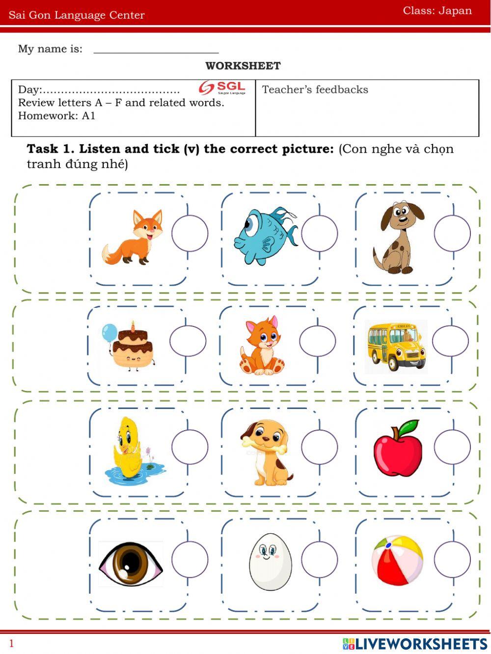 Ppa1 letter a-f, number 1-10