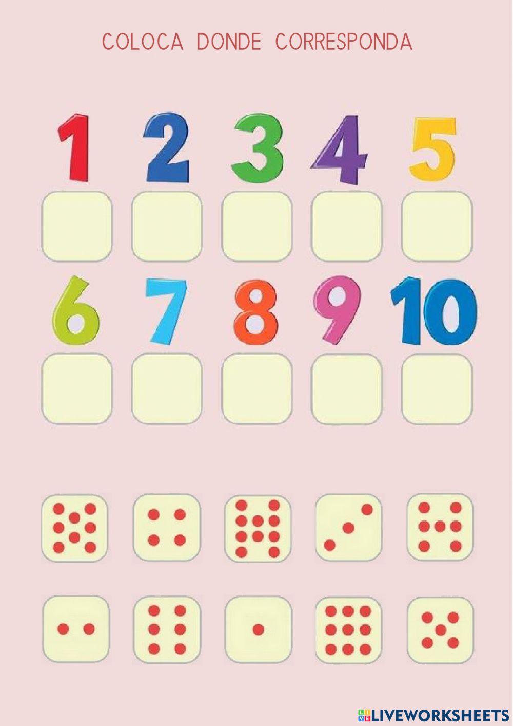 La recta numérica del 10