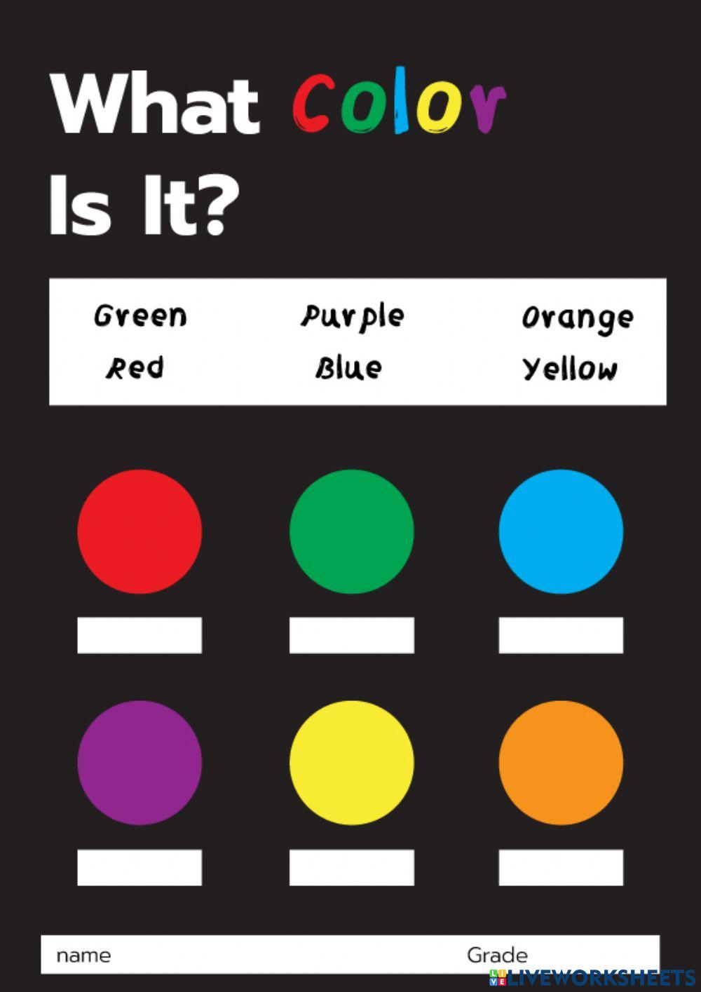 What Color Is It 