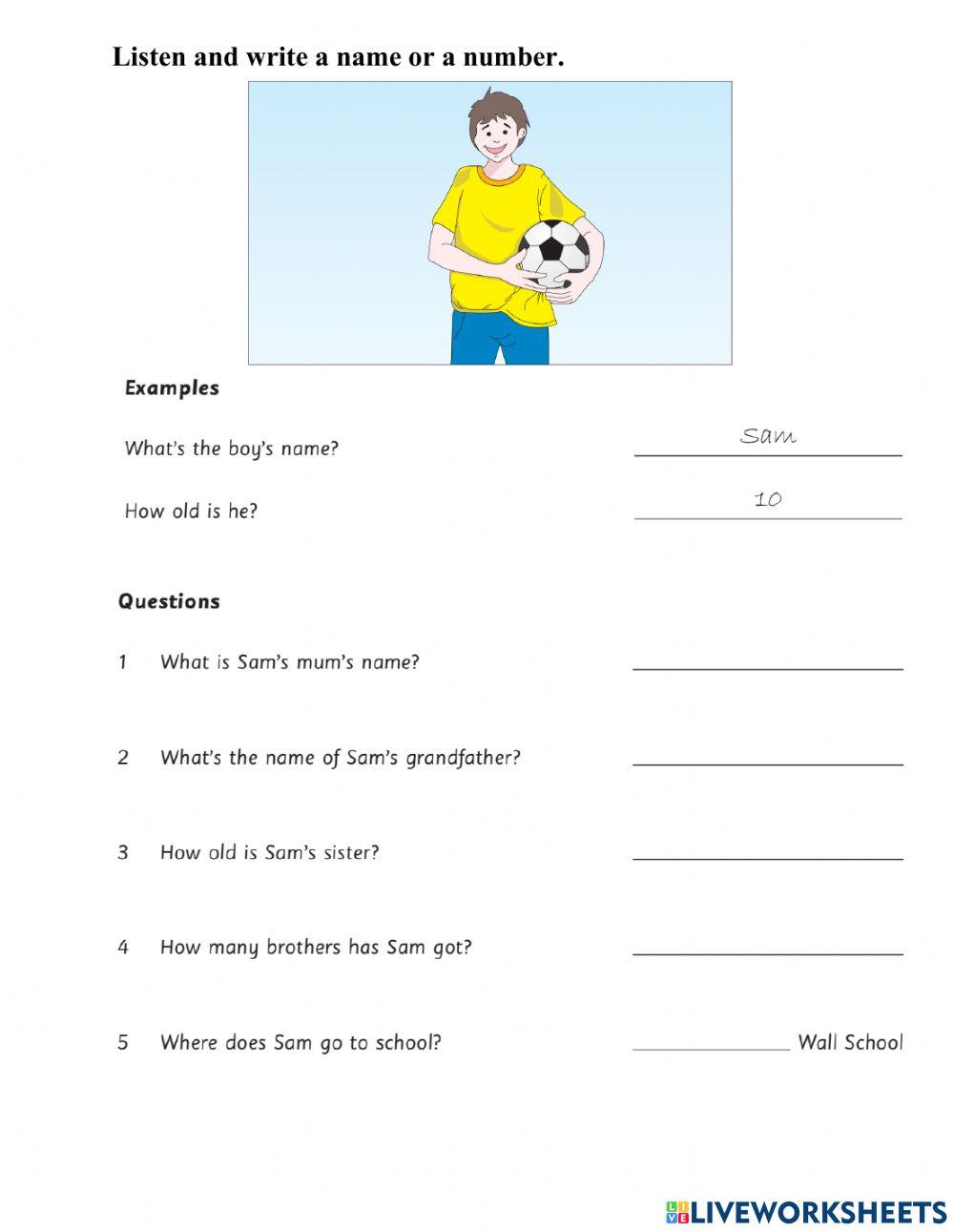 Starters: Listen Part 1 and 2