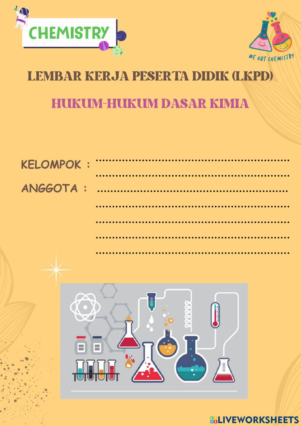 LKPD Hukum Dasar Kimia