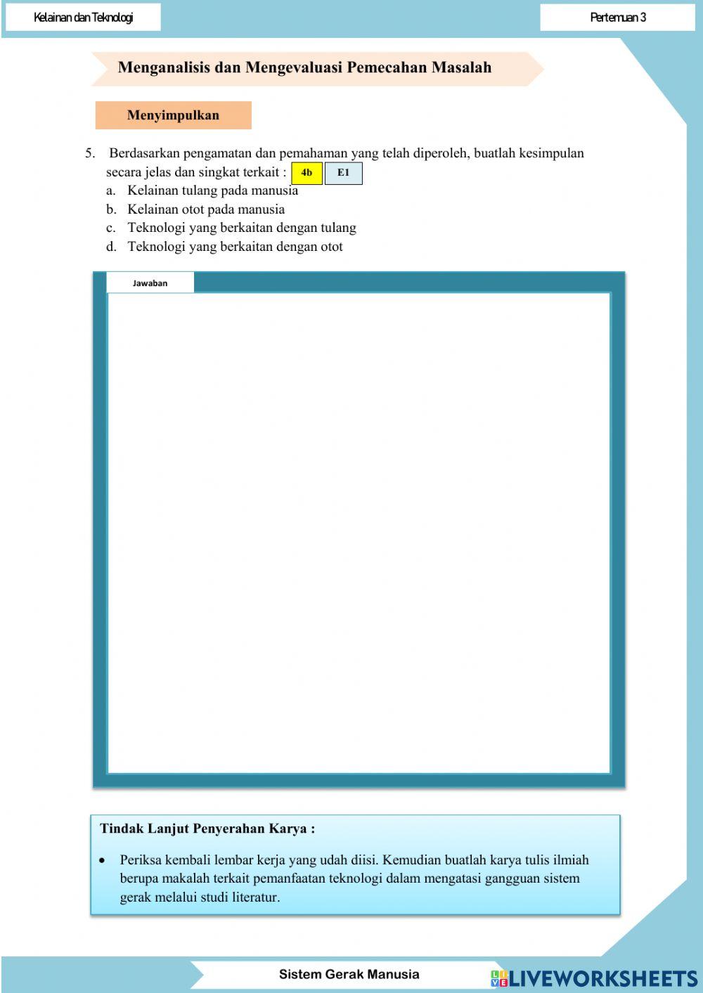 Kelainan dan teknologi