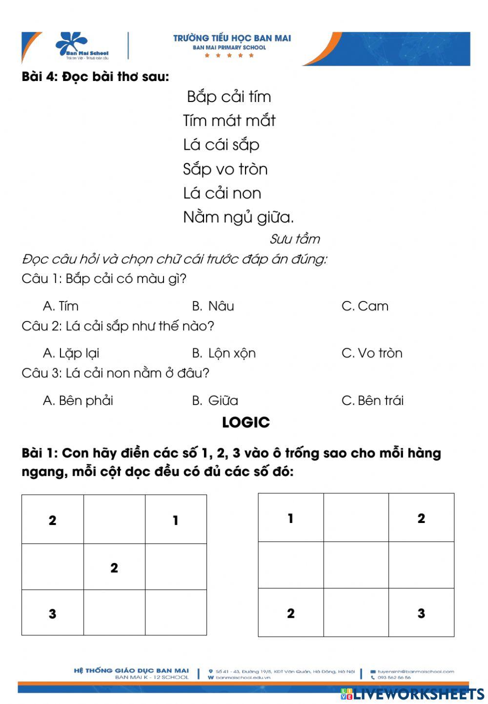 Bài tập cuối tuần 39