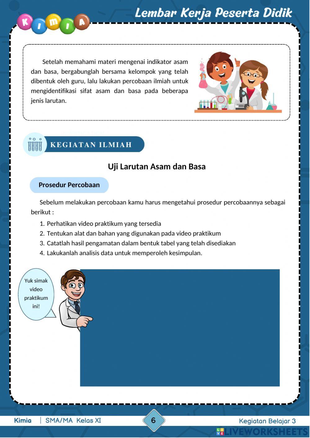 Indikator Asam dan Basa