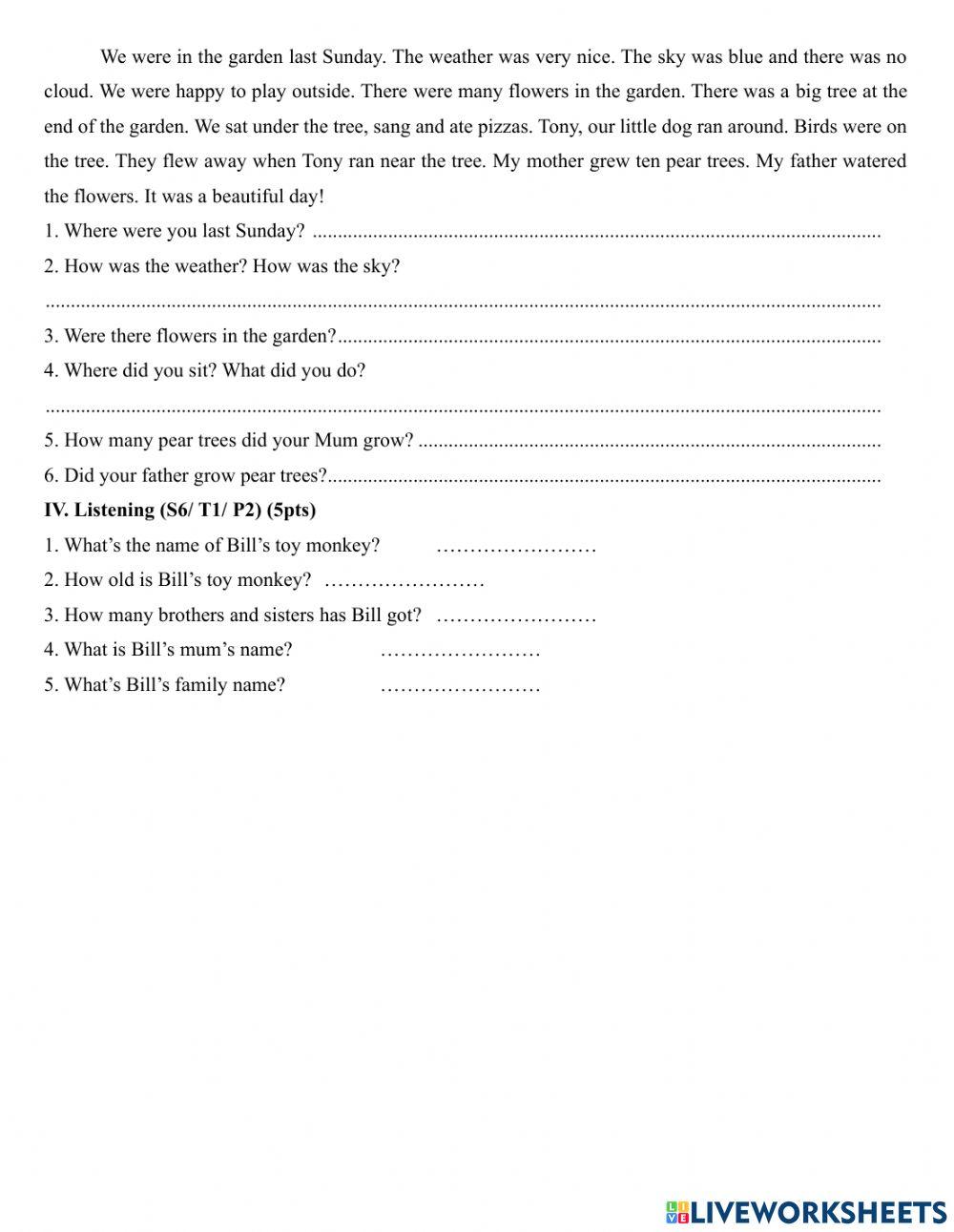 5C - March test 2023