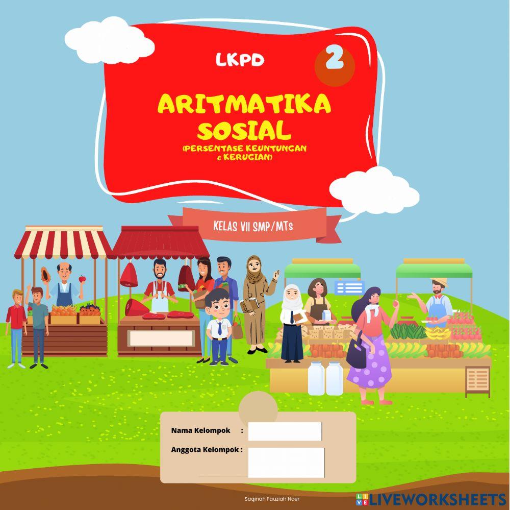 Lkpd aritmatika sosial pertemuan 1