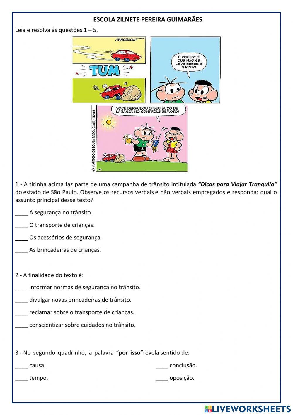 Interpretação de Texto