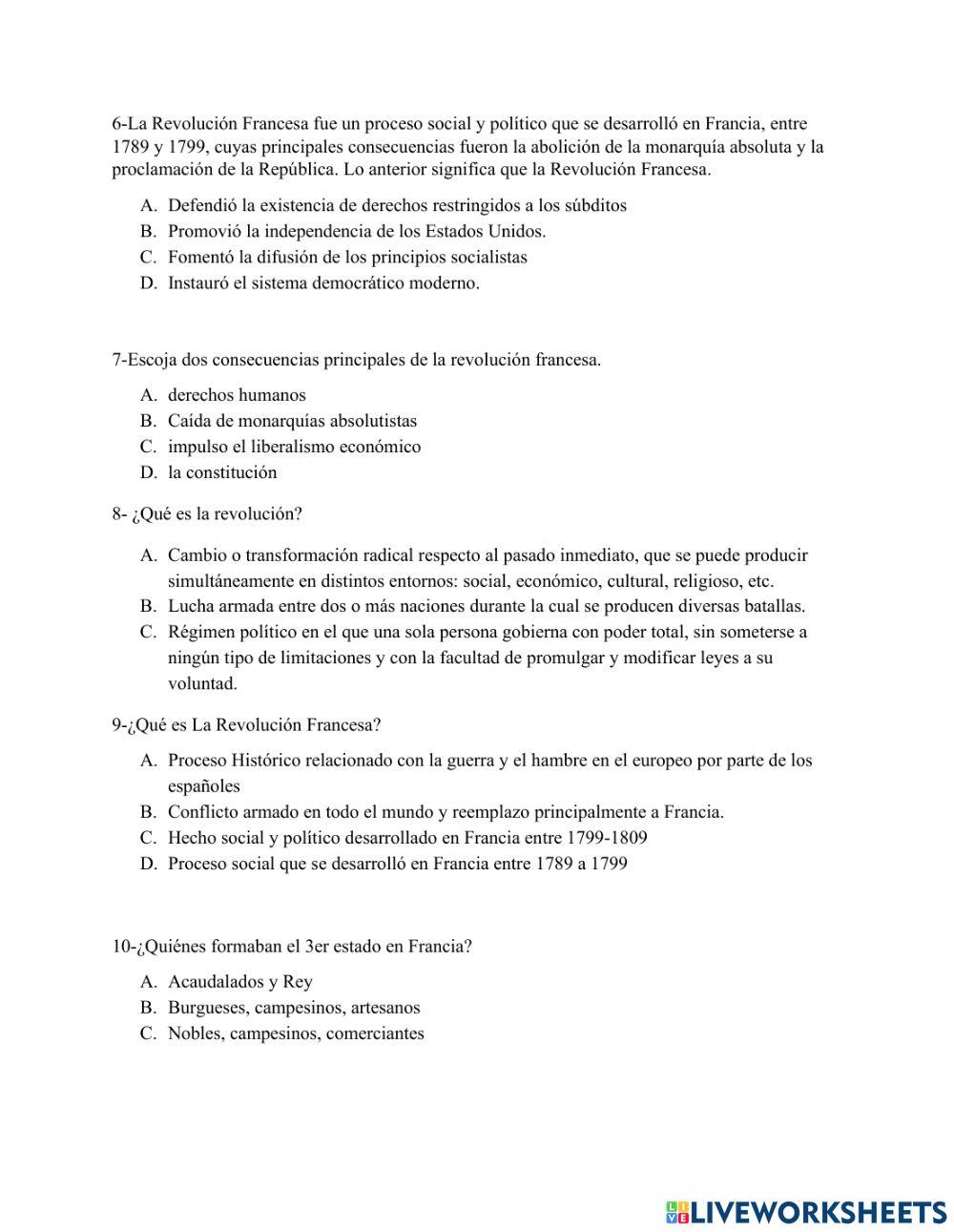 La Revolucion Francesa