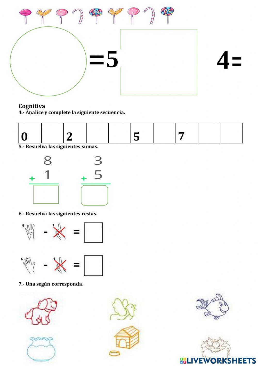 Matemáticas segundo año Q1