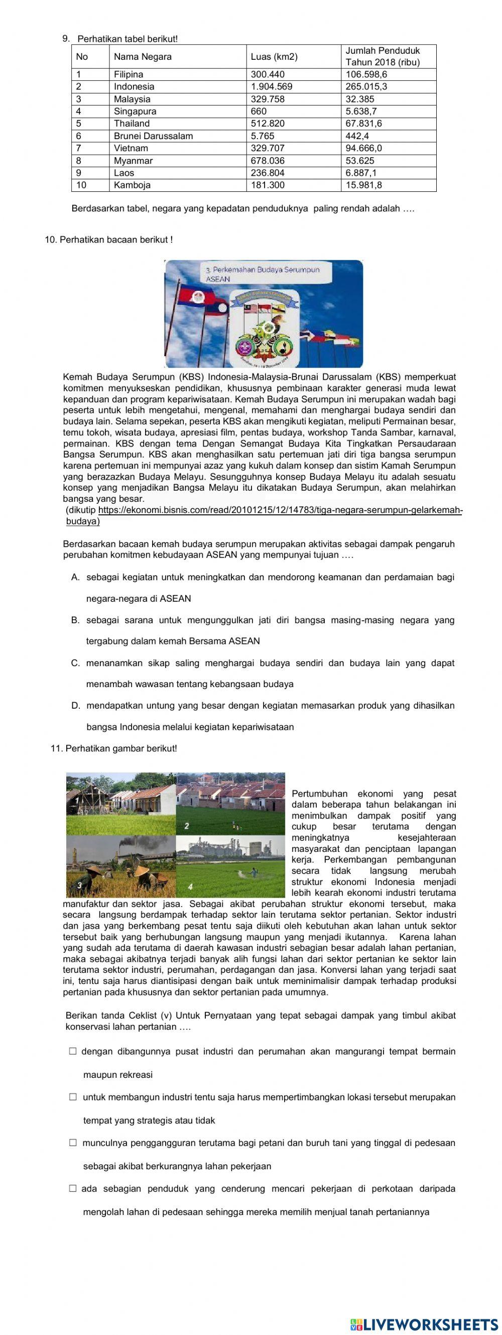 Soal AKM IPS Soal AKM IPS