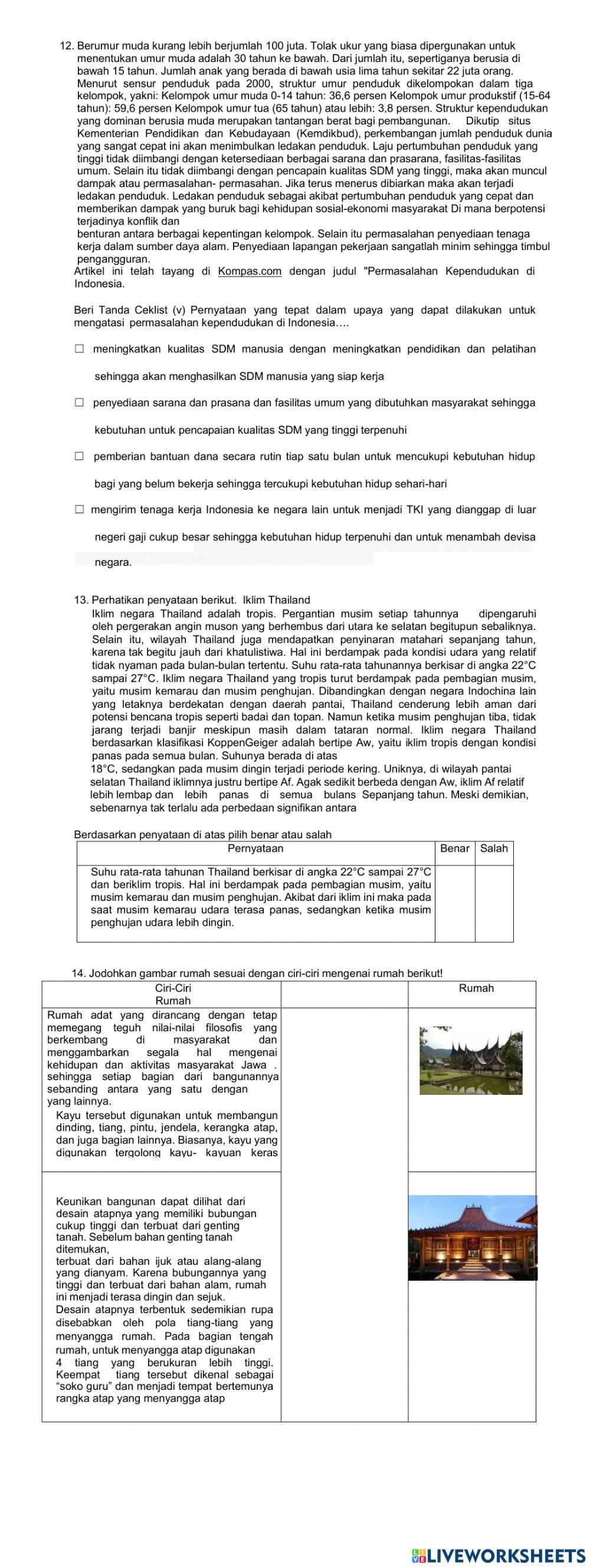 Soal AKM IPS Soal AKM IPS