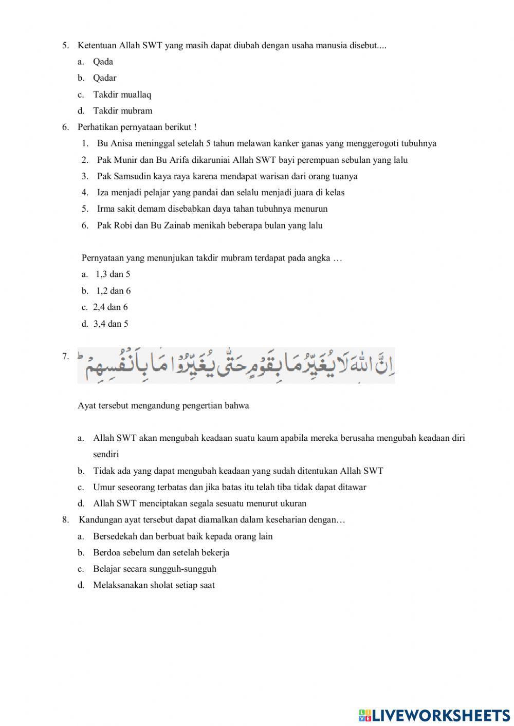 Pendidikan agama islam