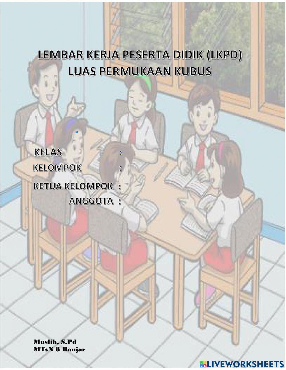 LKPD Luas Permukaan Kubus