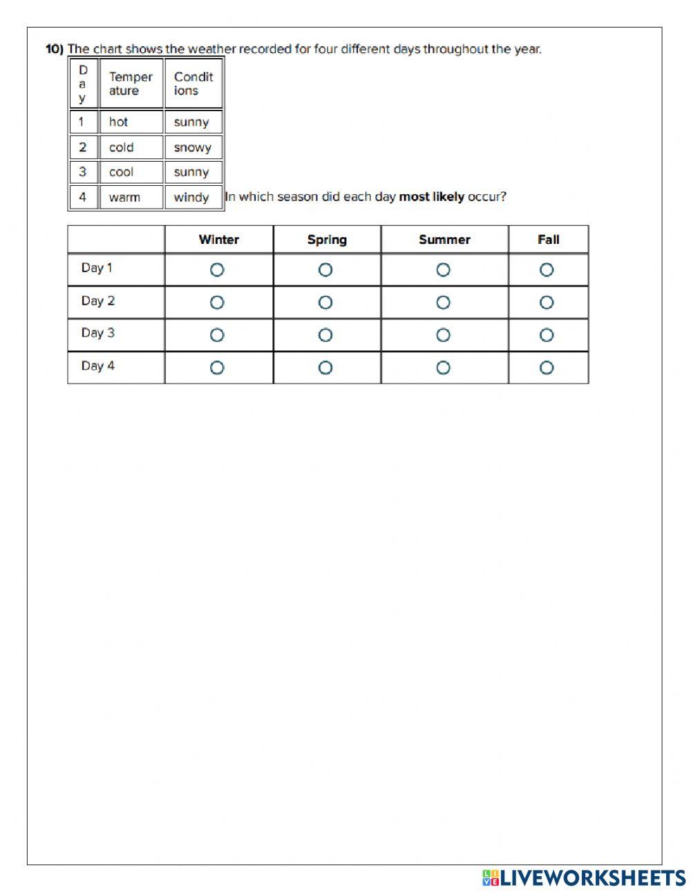6931996 Grade 3 Science REVIEW Unit 4 Lesson 2 Weather 6931996-grade-3-science-review-unit-4-lesson-2-weather