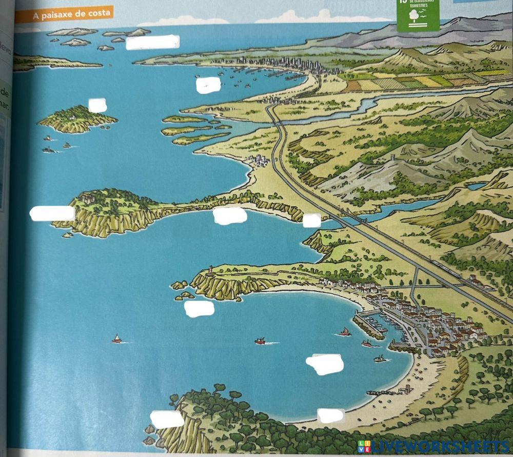 Paisaxe de costa completo