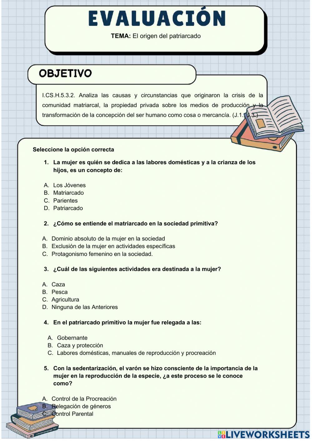 El ORIGEN DEL PATRIARCADO