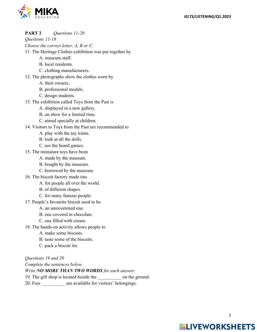 2308685 listening mock test 4 mikaeducation