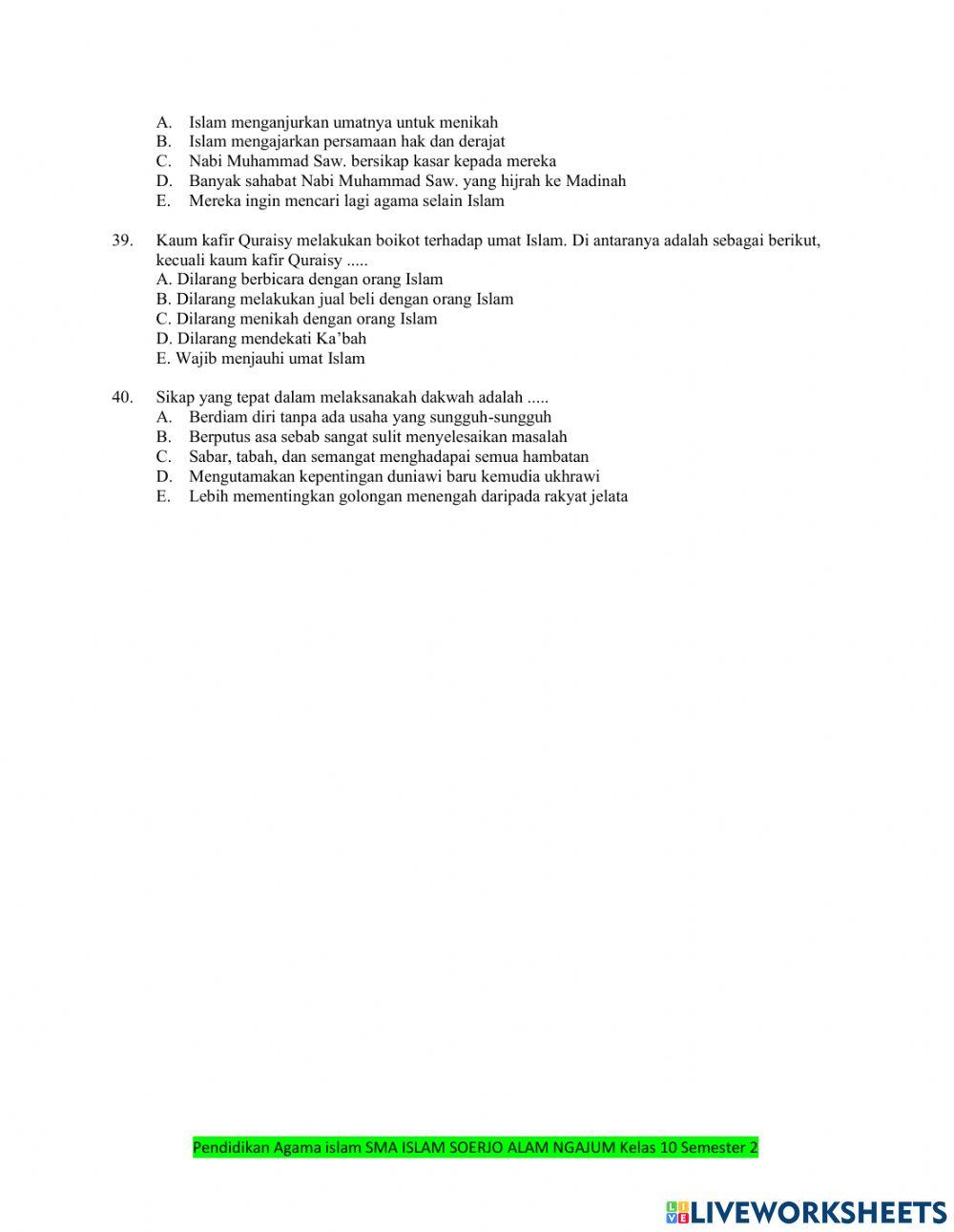 Penilaian tengah semester genap