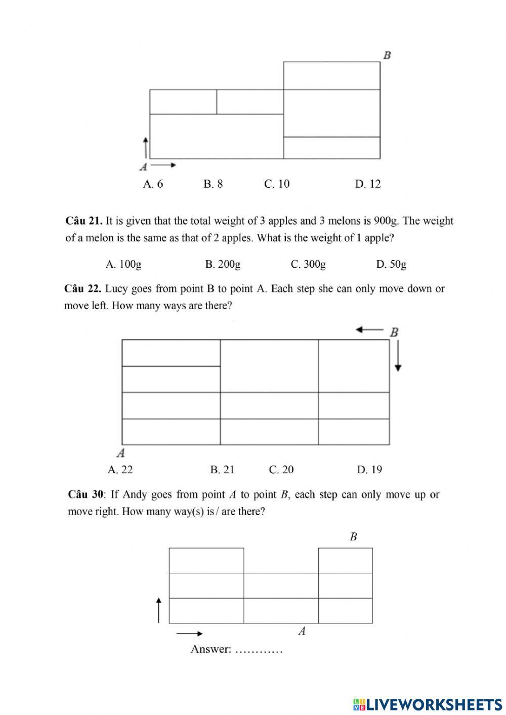 TIMO Tổ hợp đề 1