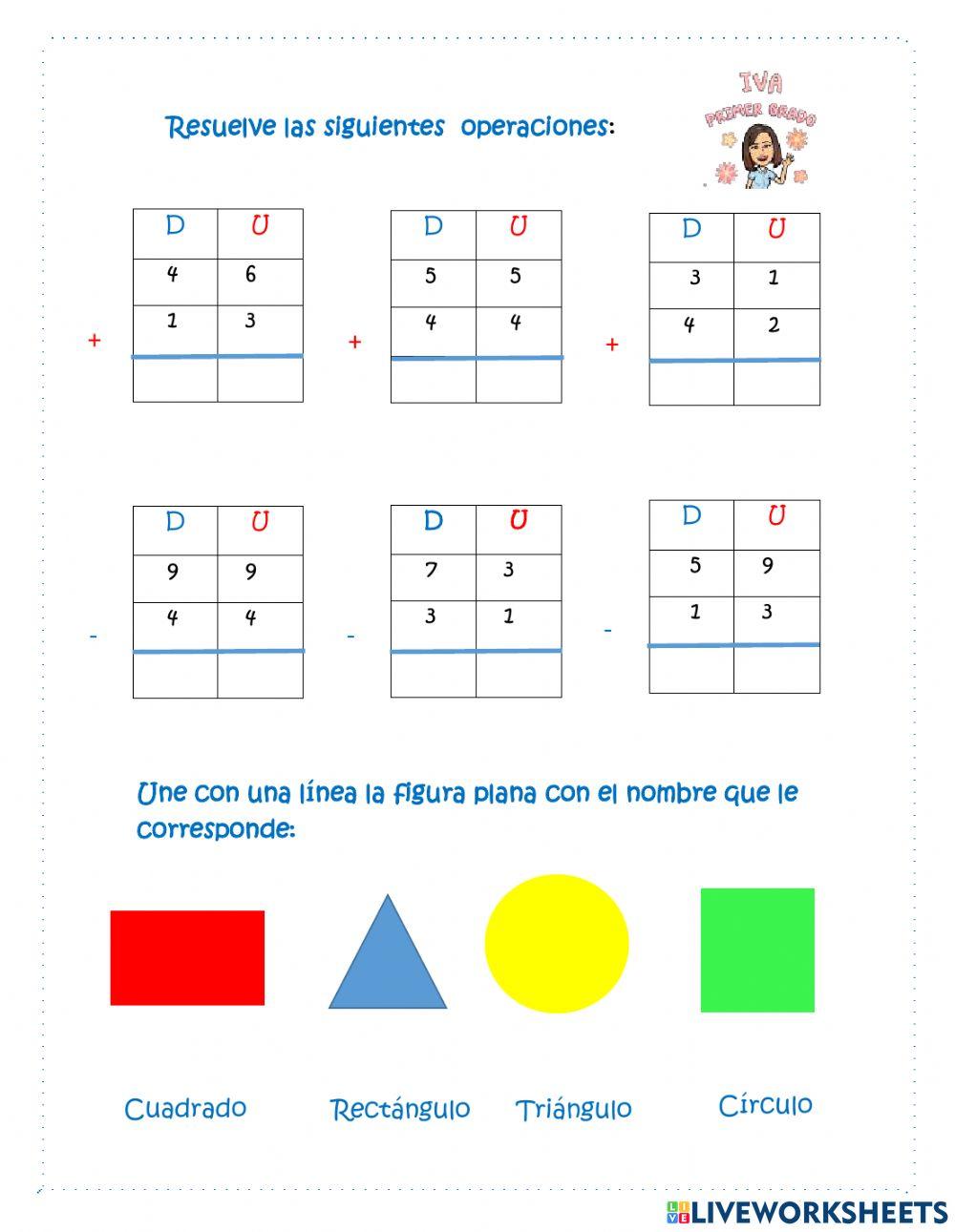 Sumas y restas sencillas