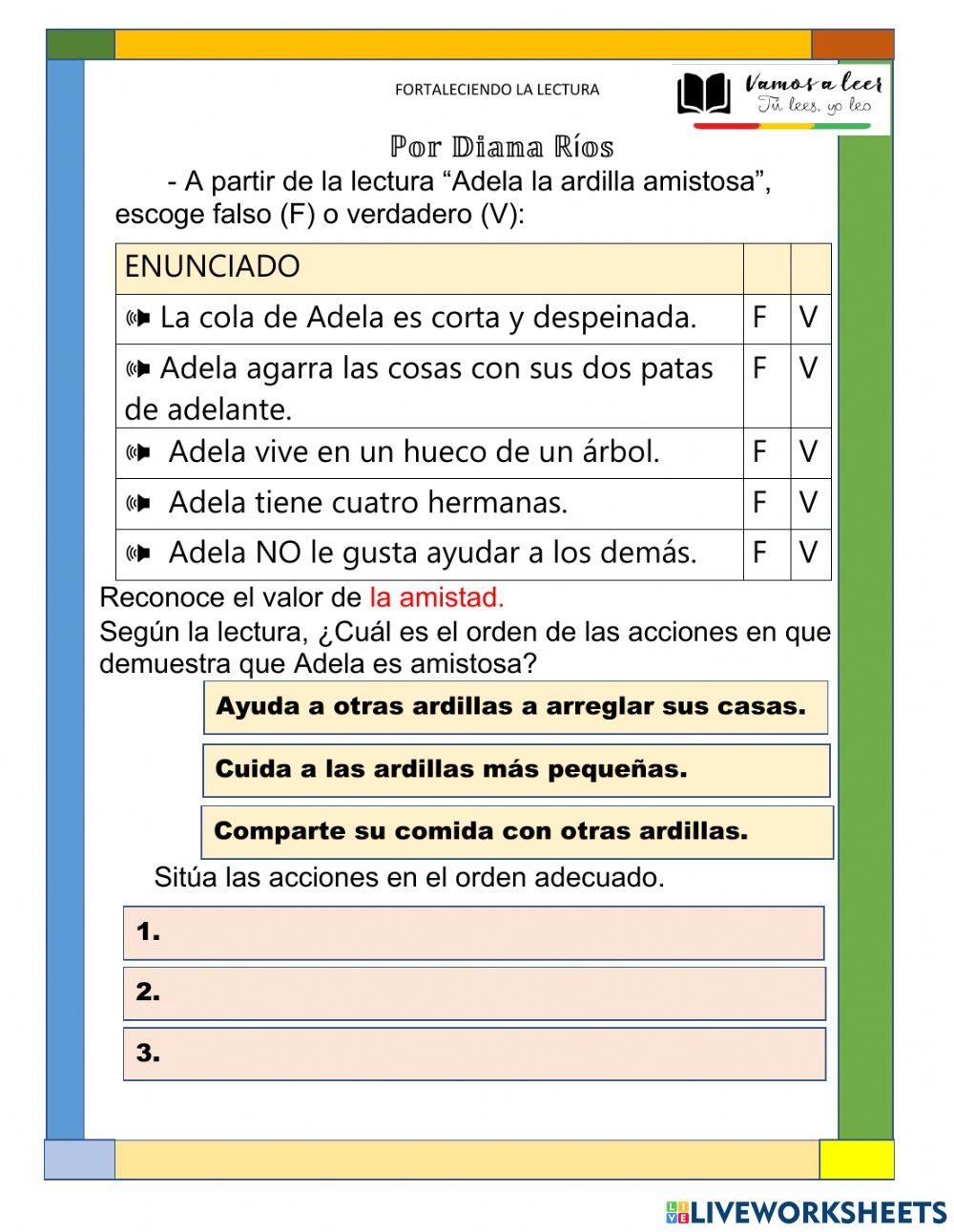 Evaluación sonidos ar,er,i,or,ur