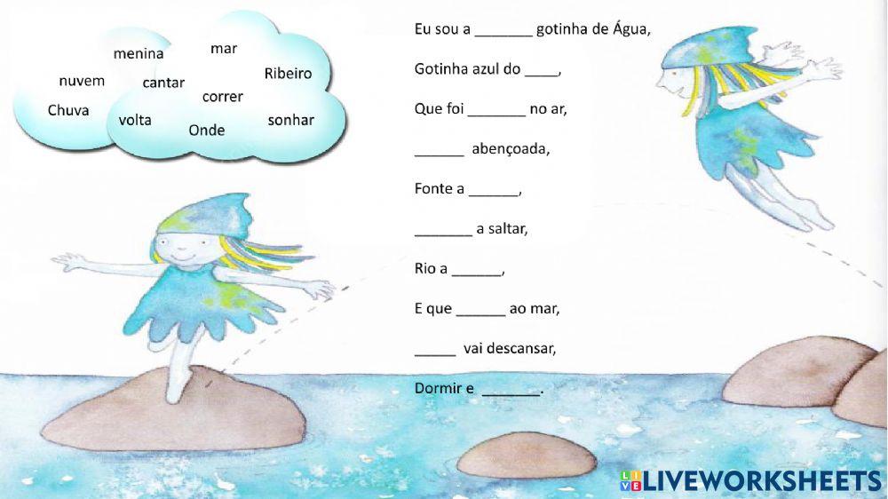 Gotinha de água-lacunas