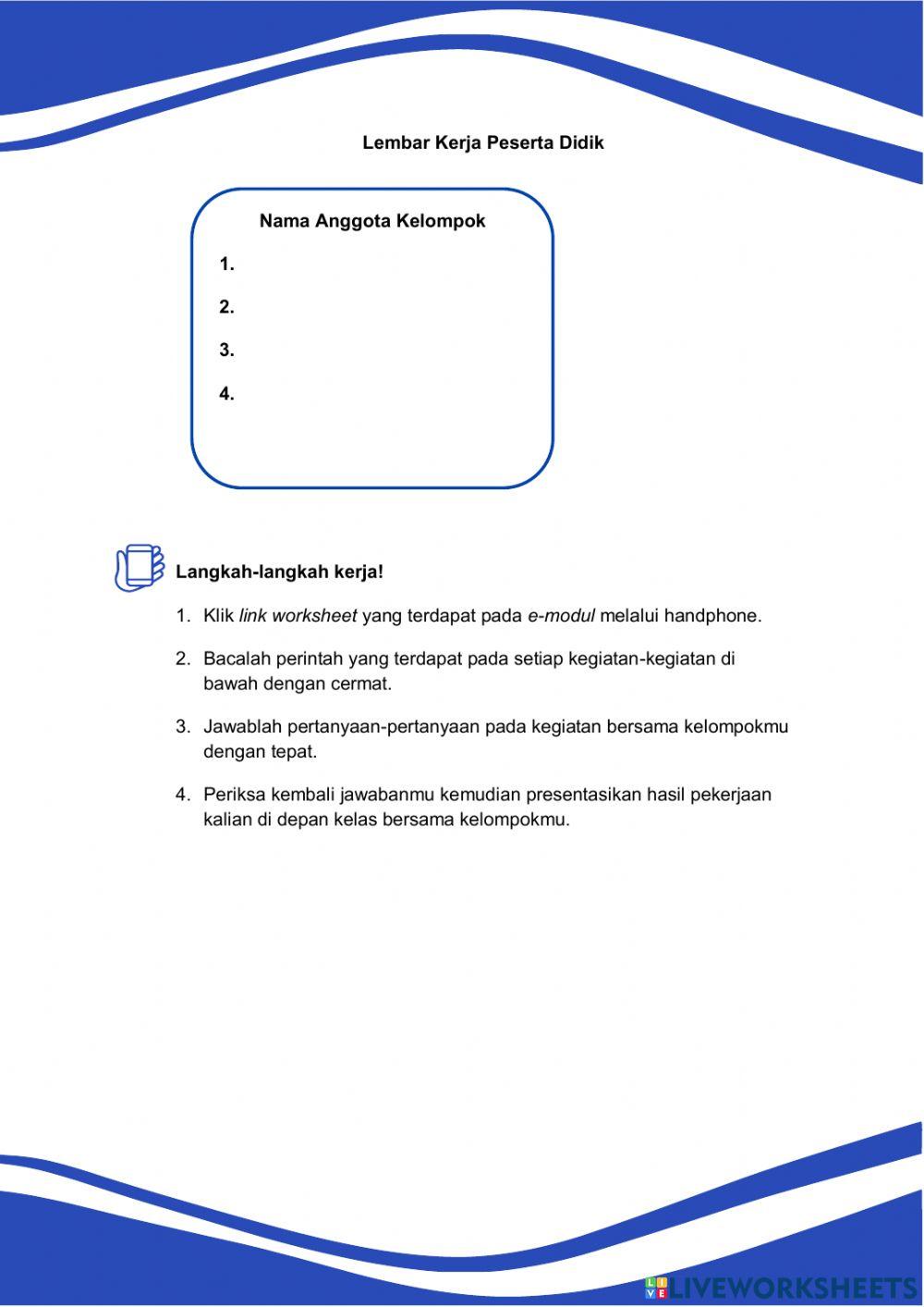 Lembar Kerja Peserta Didik