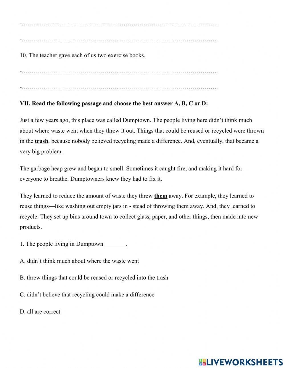 On tap giua ki 2 lop 8