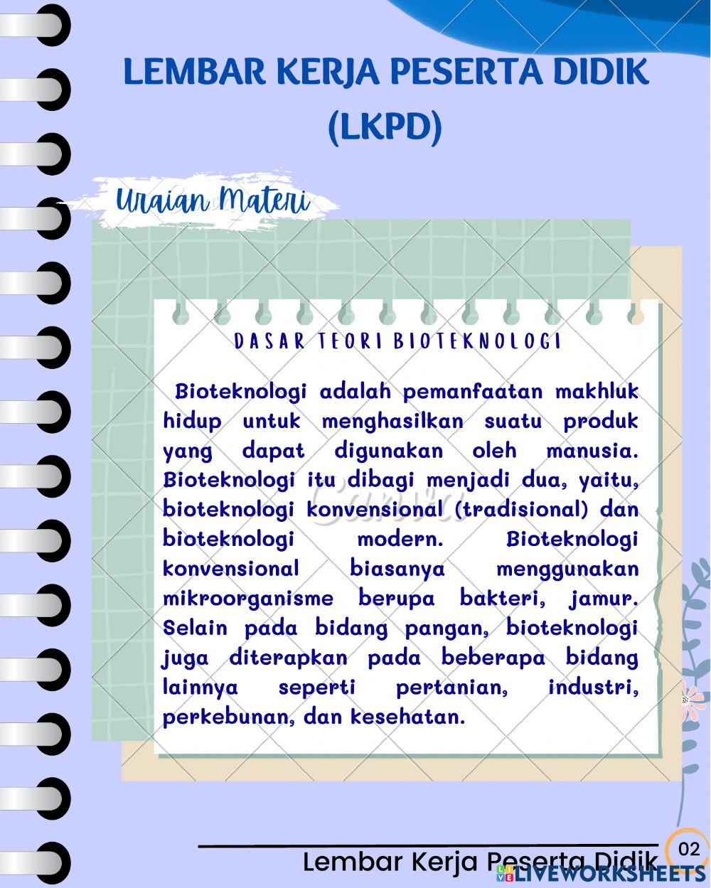 Bioteknologi