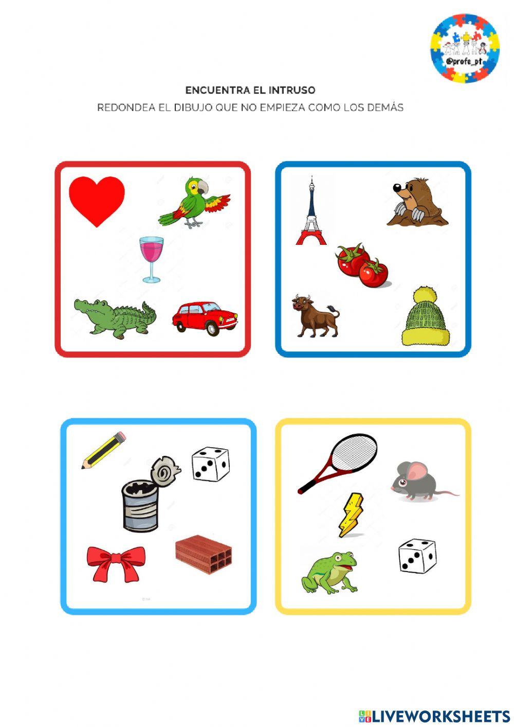 Actividades de conciencia fonológica