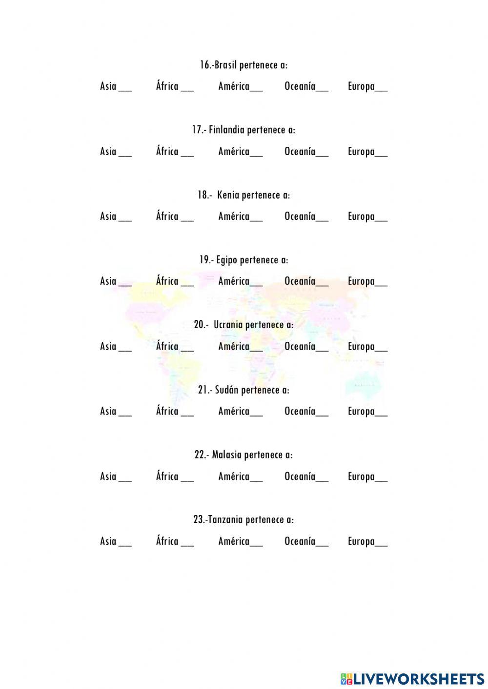 Países del mundo 2309798 | Virginia Andúgar Cano | Live