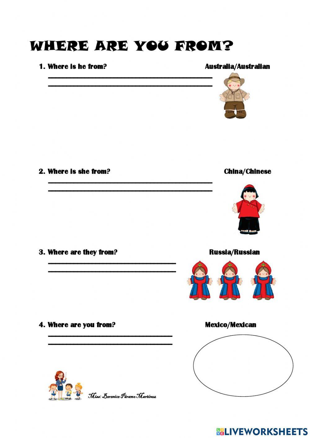 Countries and Nationalities