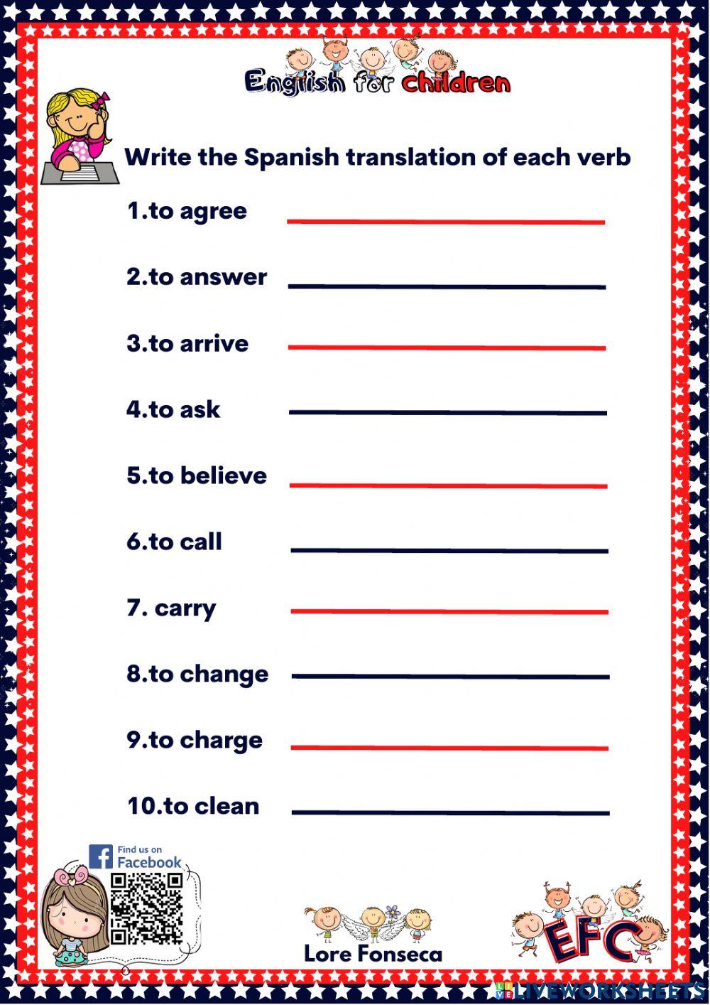 Regular verbs EFC LORE FONSECA Regular verbs EFC LORE FONSECA