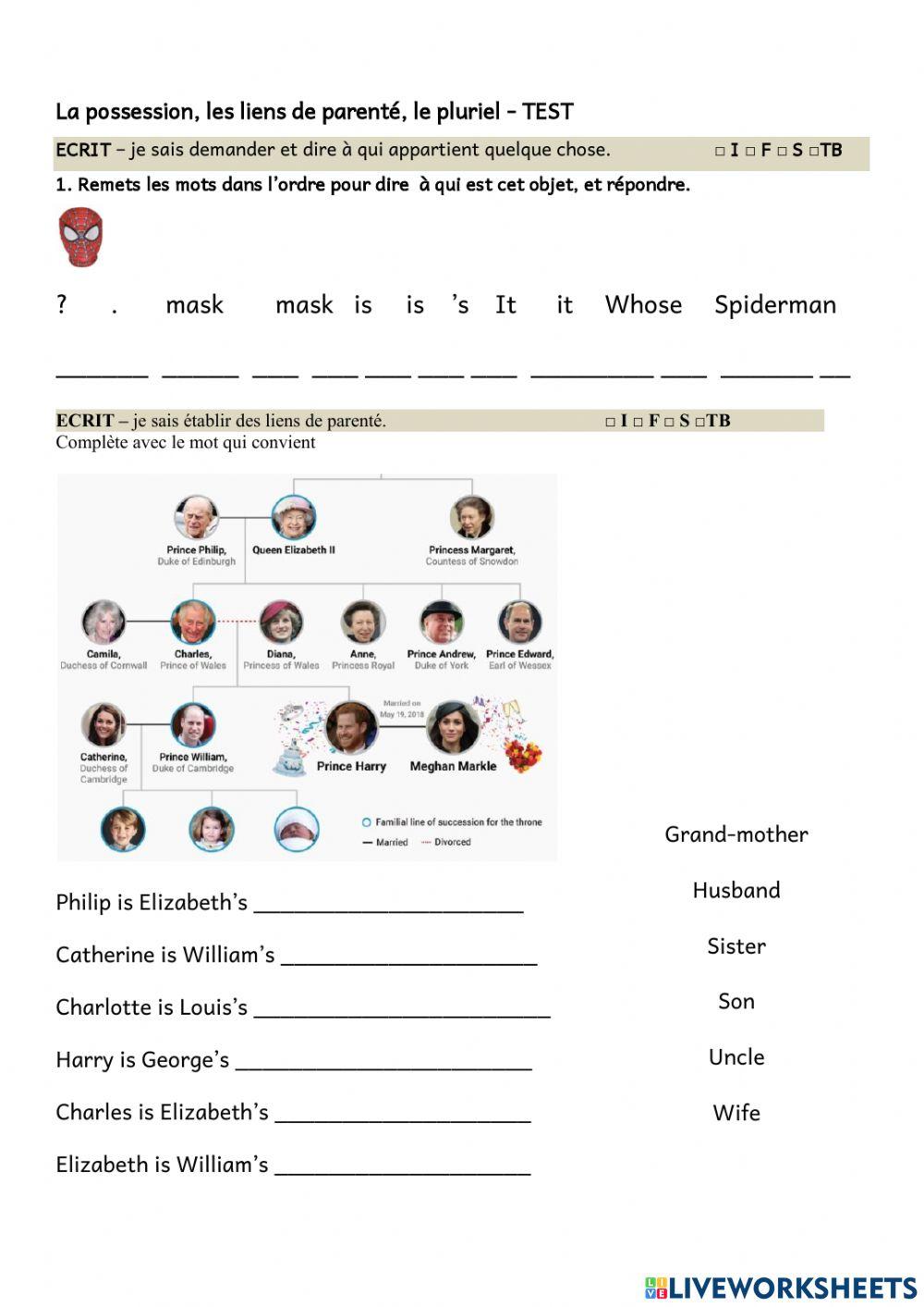 TEST génitif pluriel