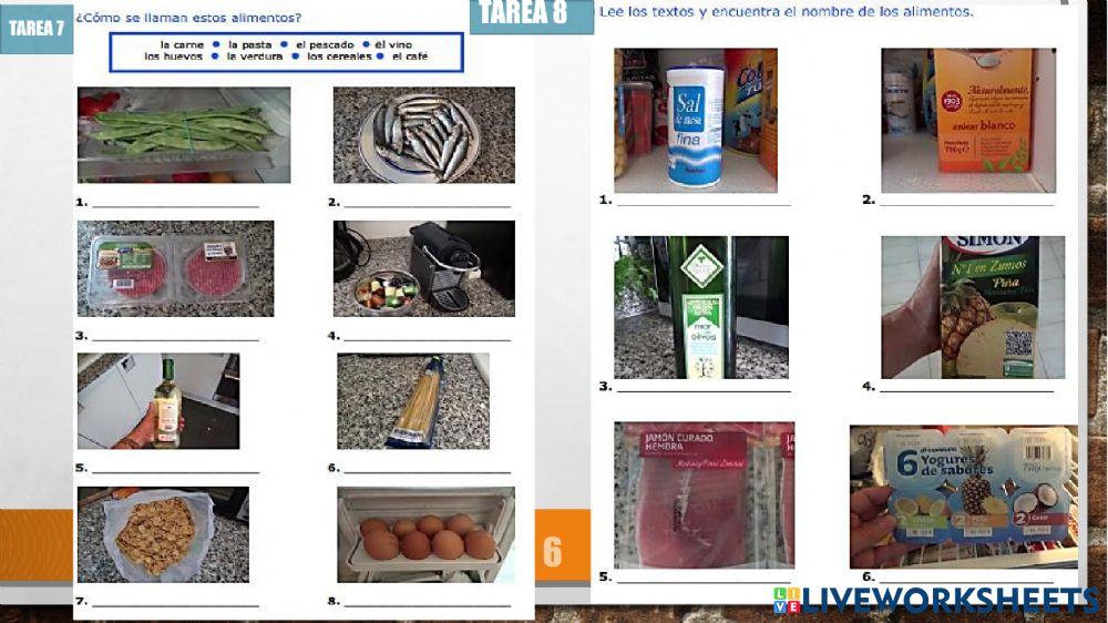 Comida  clase 1  Semestre 2