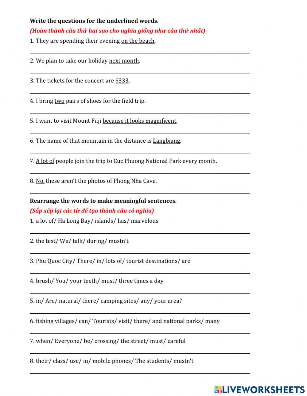 The students mustn’t use their mobile phones in class