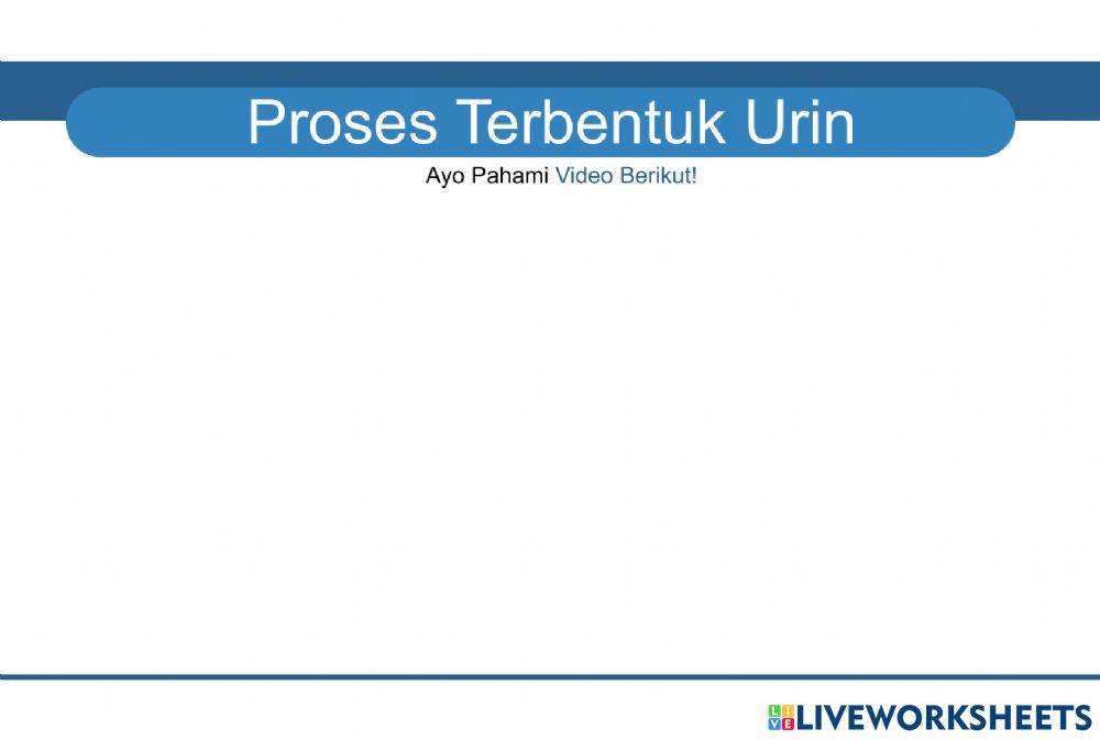 Sistem Ekskresi - Kelas 8 MTsN 2 Pontianak