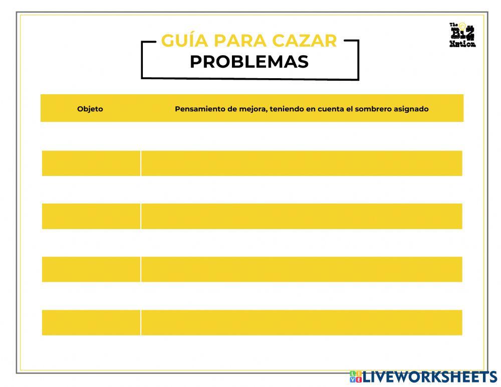 Guía para Cazar Problemas