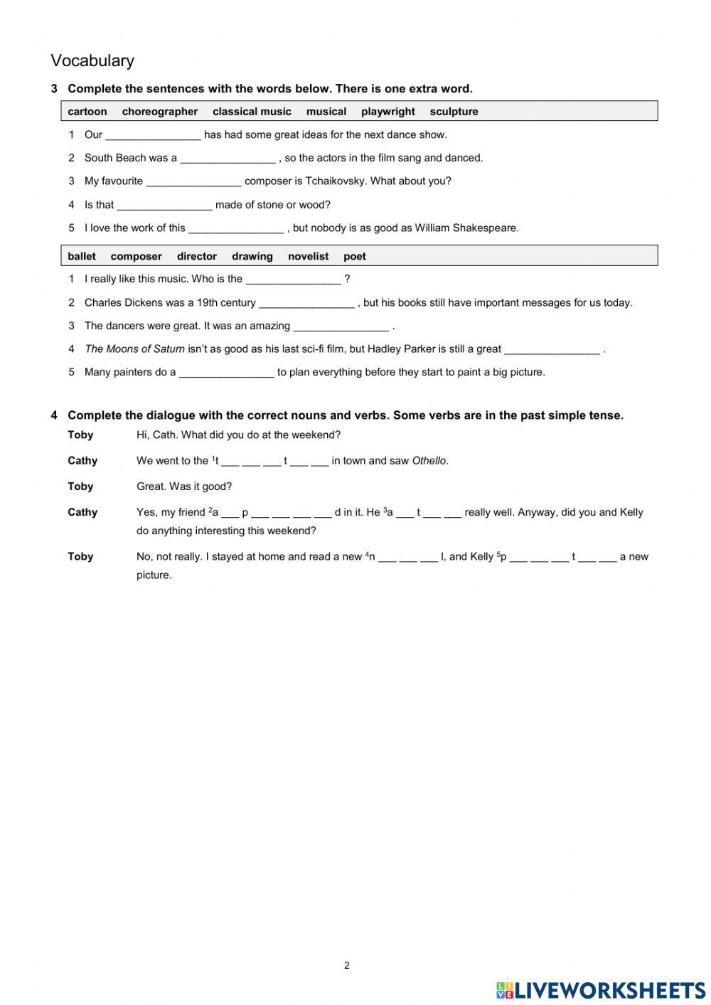 Arts and the passive