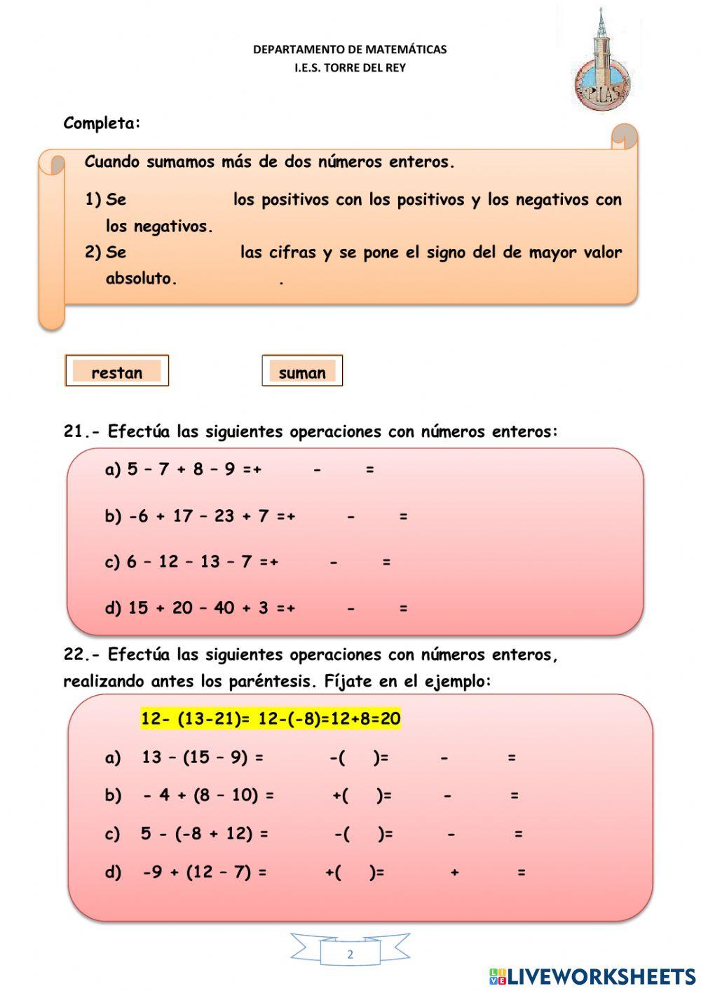 Cuadernillo pendientes 1º eso del 17 al 33