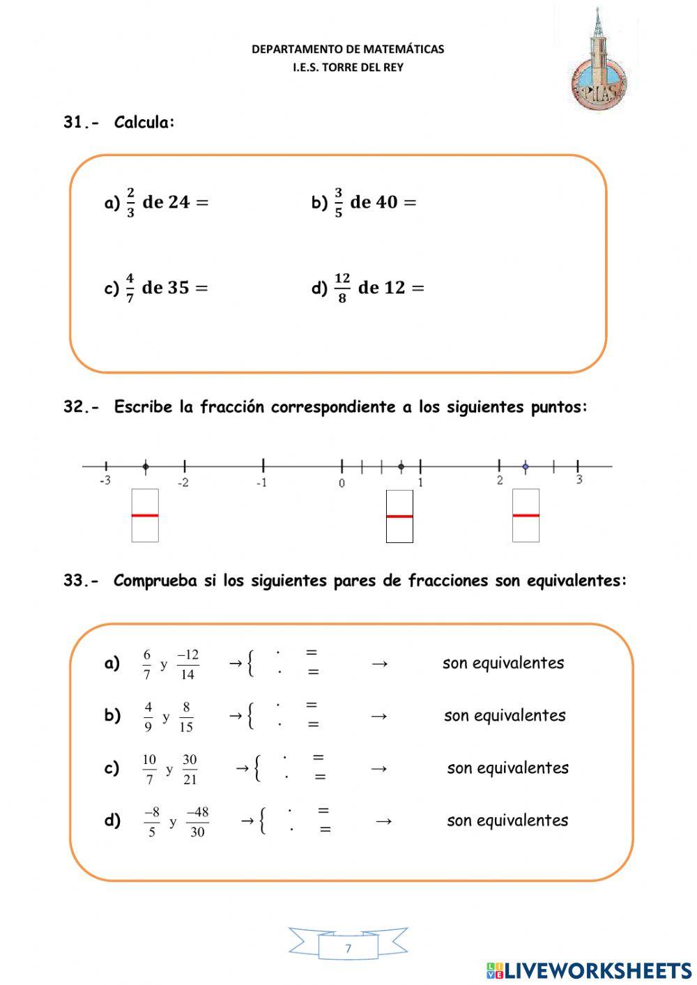 Cuadernillo pendientes 1º eso del 17 al 33