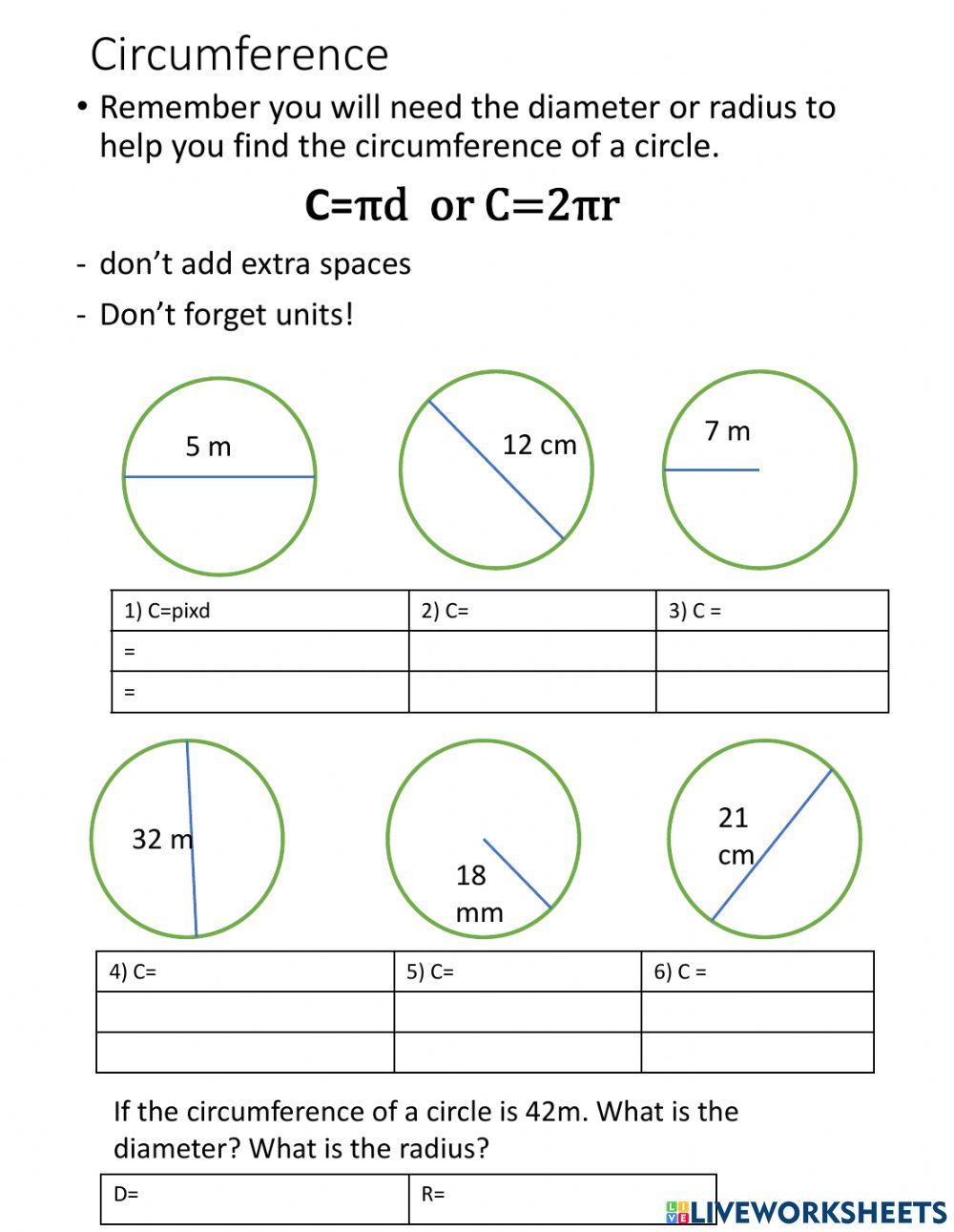 Circumference