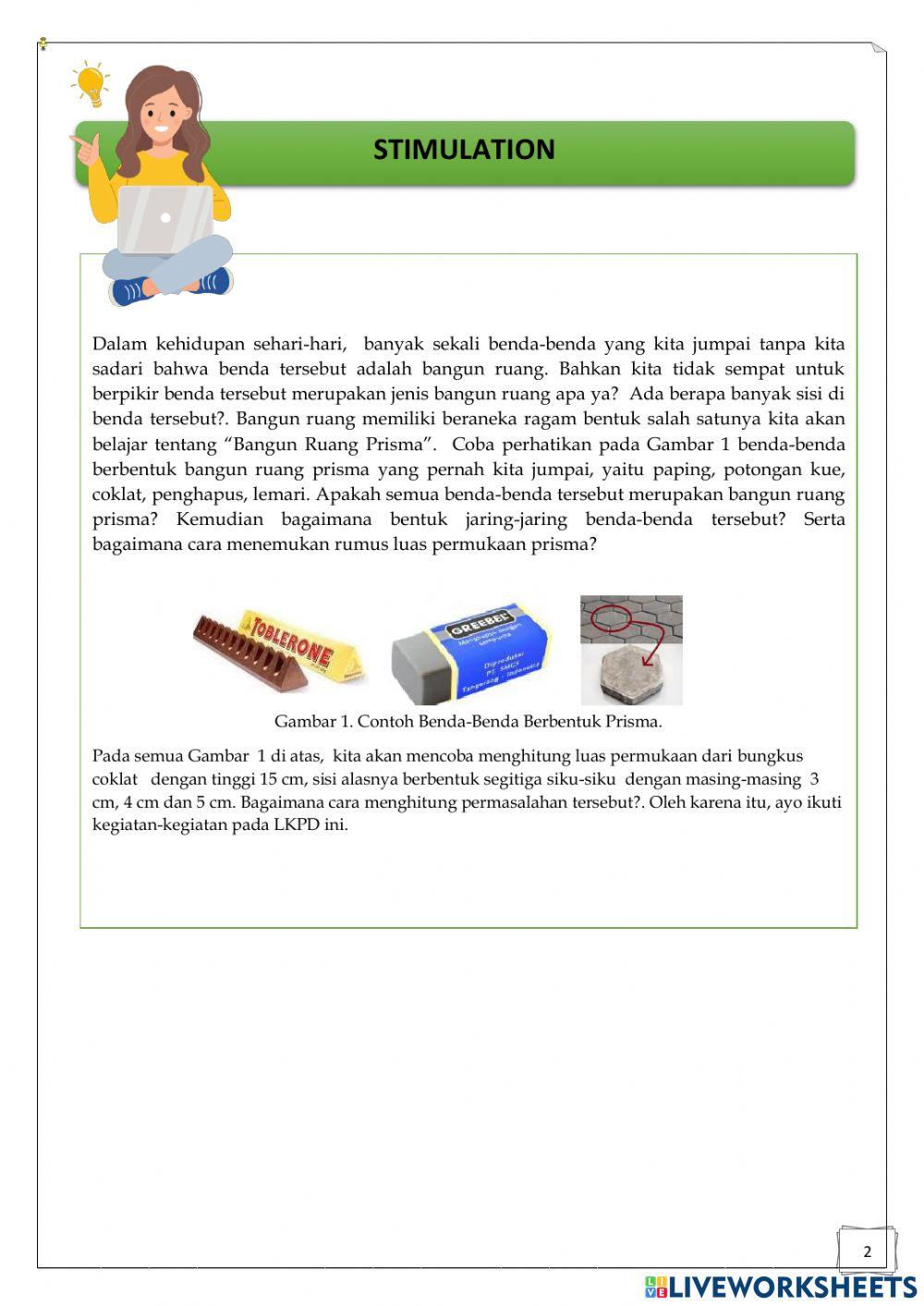 Luas Permukaan Prisma