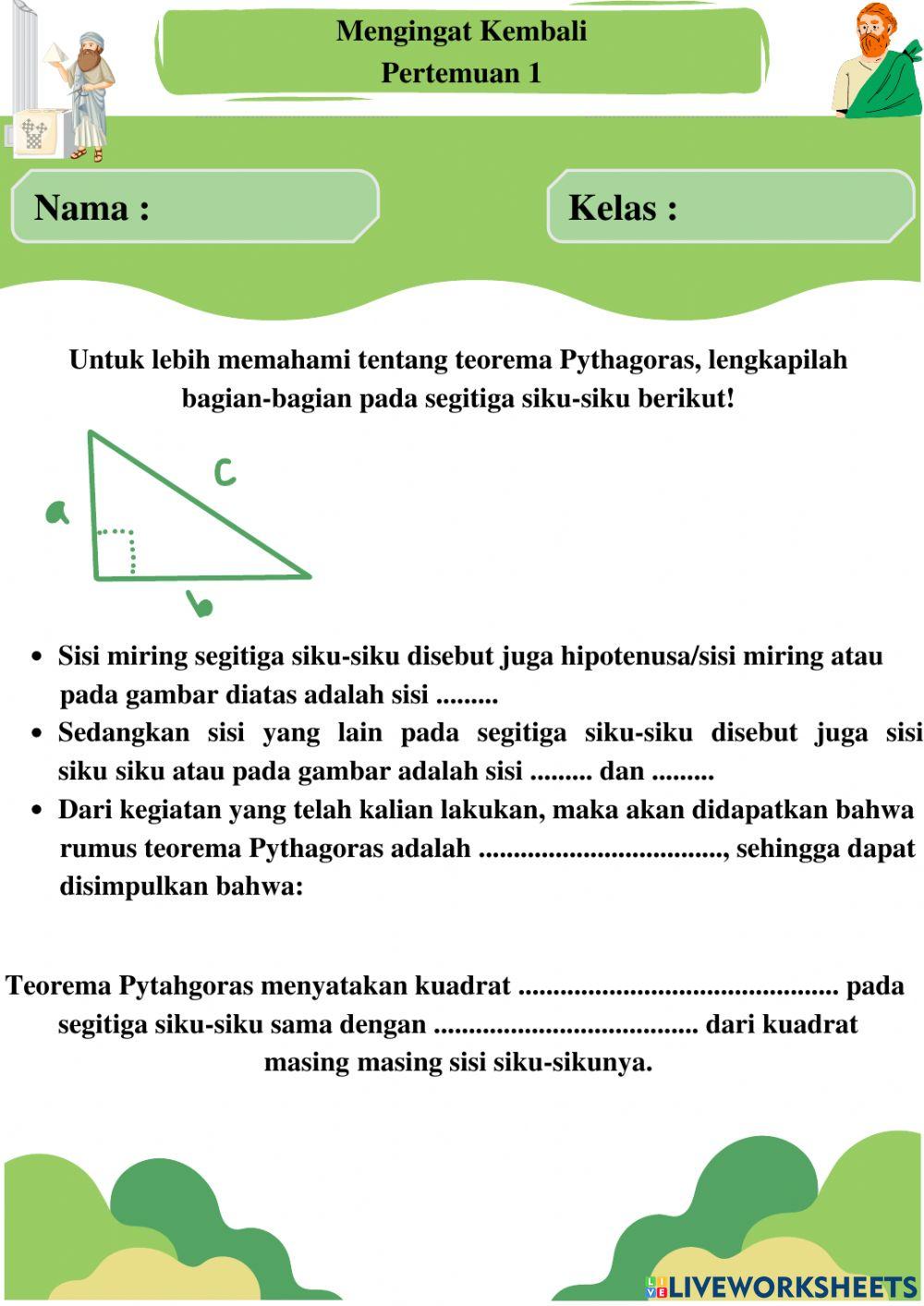 Mengingat kembali pertemuan 1
