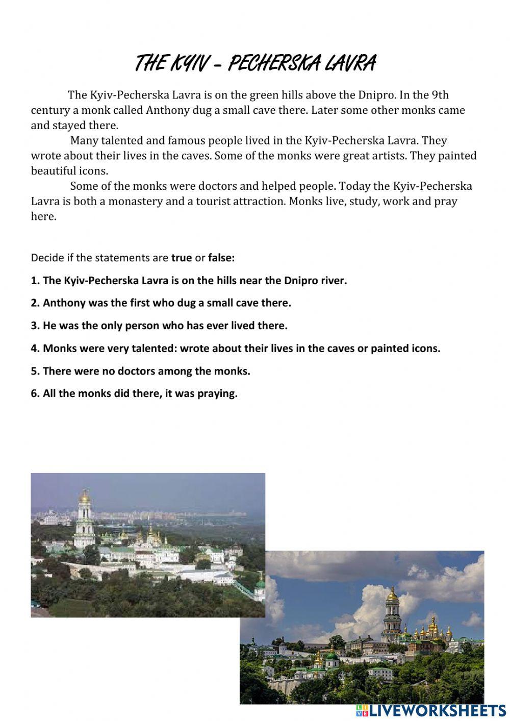 The Kyiv - Pechersk Lavra