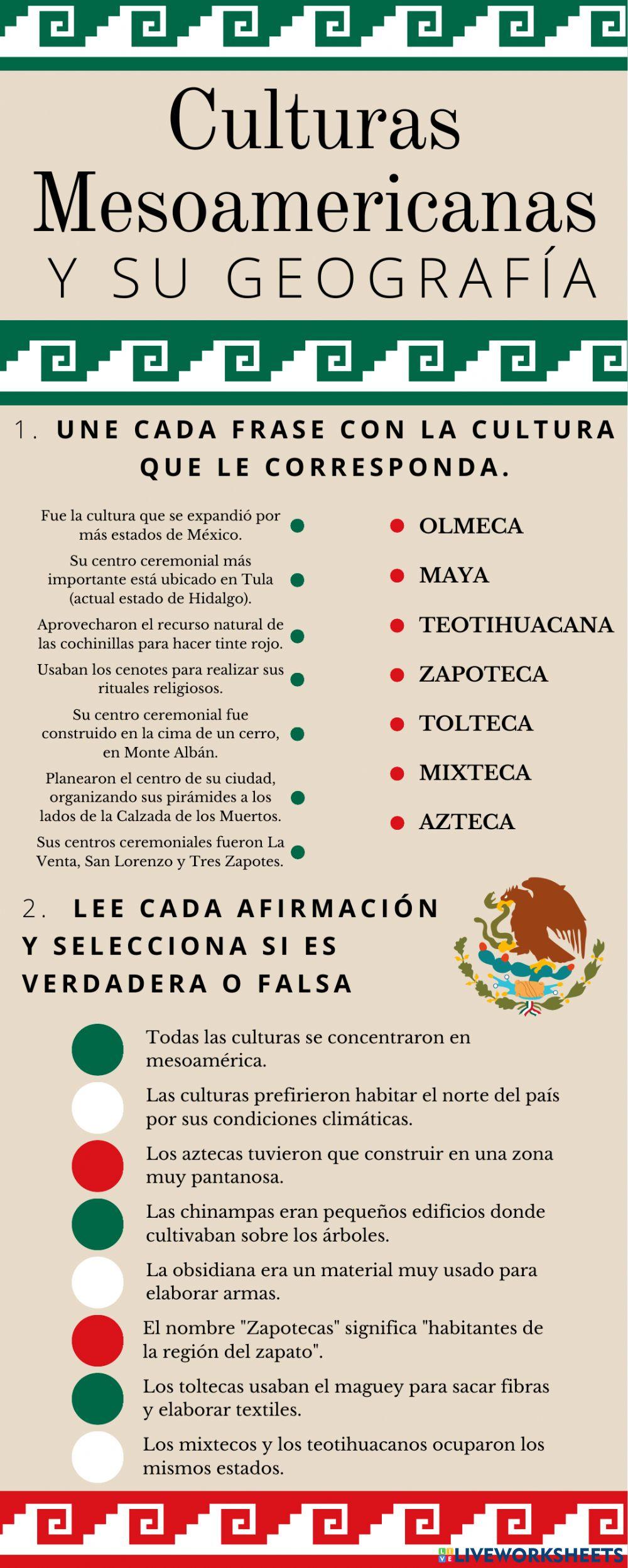 Culturas mesoamericanas