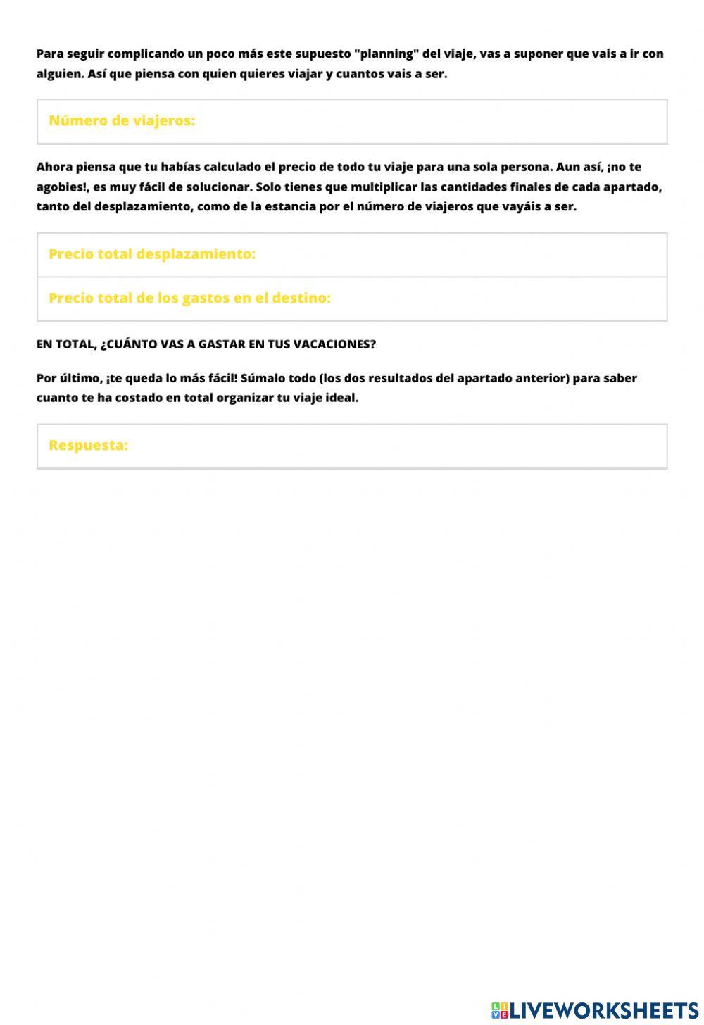 Planifica tu propio viaje